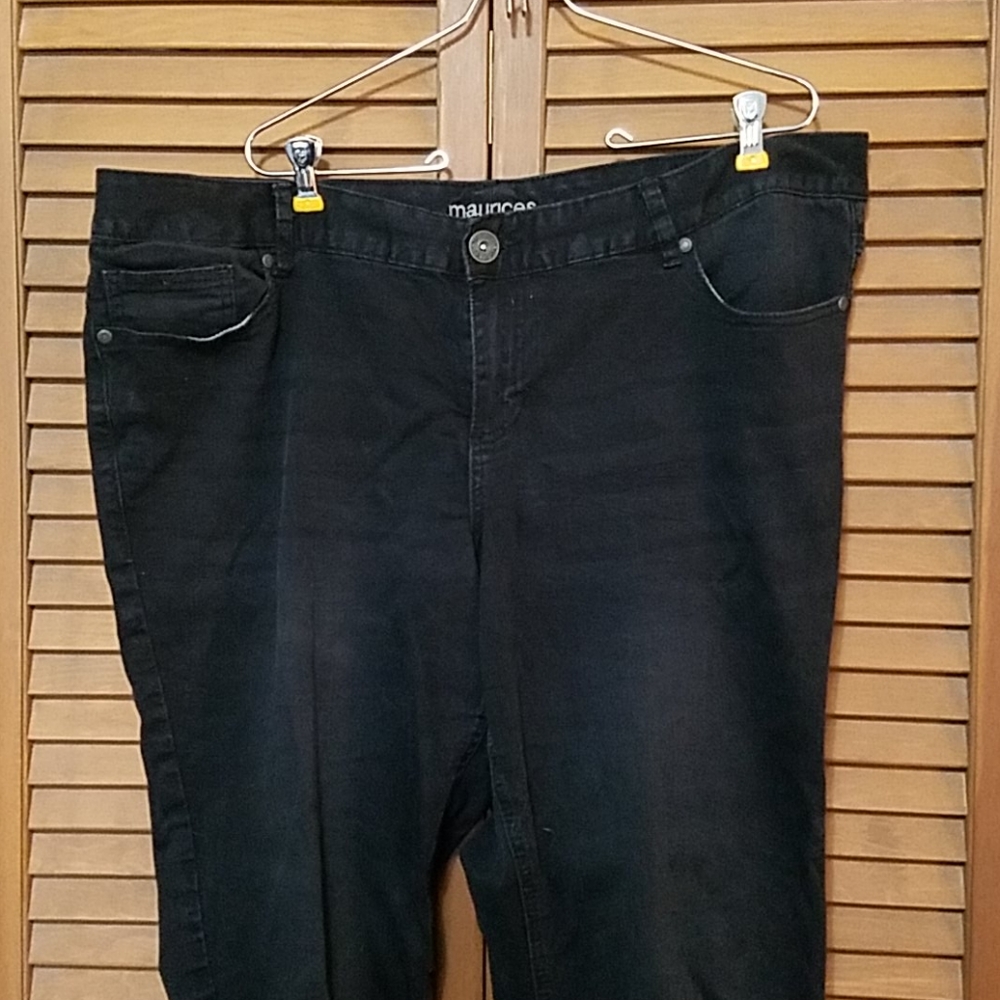 Straight leg jeans